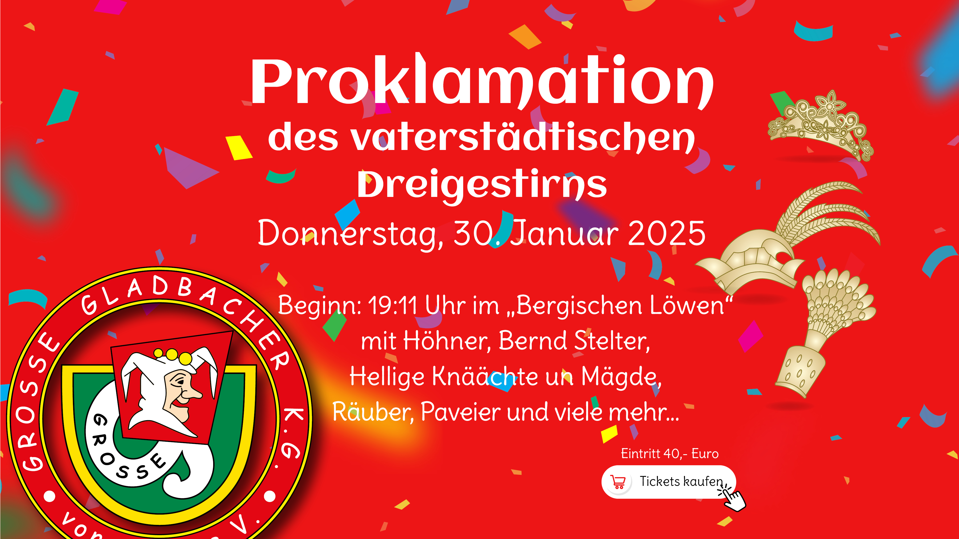 Prinzenproklamation 2025 - Bergisch Gladbach Prinzenproklamation 2025 - Bergisch Gladbach